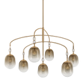 TROY LIGHTING, HARVEY CHANDELIER, CHANDELIER LIGHT