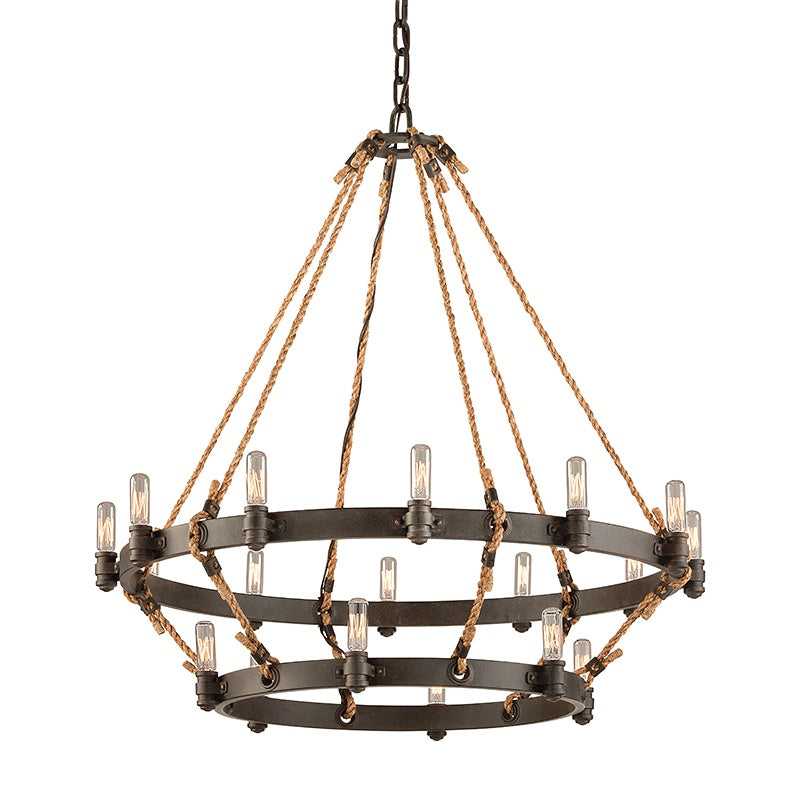 Troy Lighting, PIKE PLACE CHANDELIER, CHANDELIER LIGHT