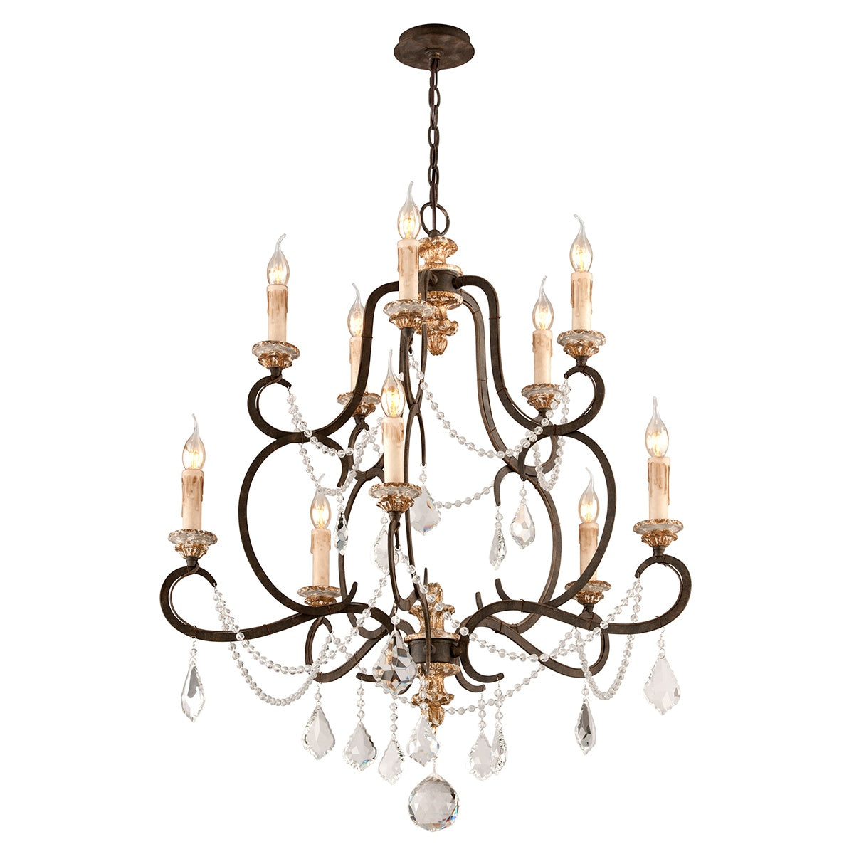 Troy Lighting, BORDEAUX CHANDELIER, CHANDELIER LIGHT