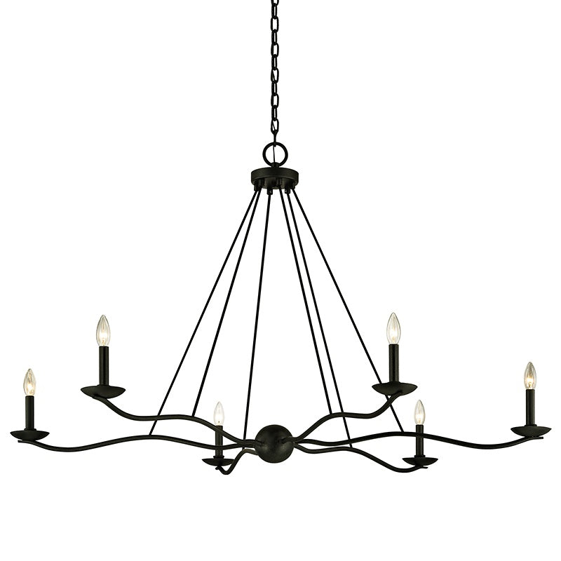 Troy Lighting, SAWYER CHANDELIER, CHANDELIER LIGHT