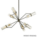 TROY LIGHTING, RAEF CHANDELIER, CHANDELIER LIGHT