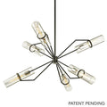 TROY LIGHTING, RAEF CHANDELIER, CHANDELIER LIGHT