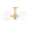 MITZI, STELLA SEMI FLUSH, SEMI FLUSH MOUNT LIGHT