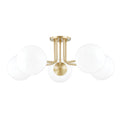 MITZI, STELLA SEMI FLUSH, SEMI FLUSH MOUNT LIGHT