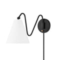 MITZI, ONDA PLUG-IN SCONCE, PLUG IN WALL LIGHT SCONCES