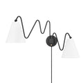 MITZI, ONDA PLUG-IN SCONCE, PLUG IN WALL LIGHT SCONCES