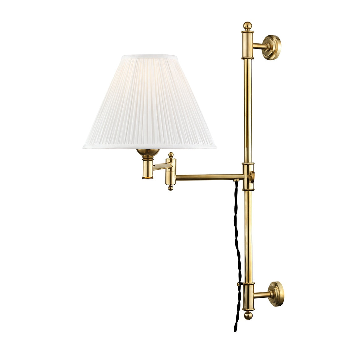 HUDSON VALLEY LIGHTING, CLASSIC NO.1 PLUG-IN SCONCE, PLUG IN WALL LIGHT SCONCES