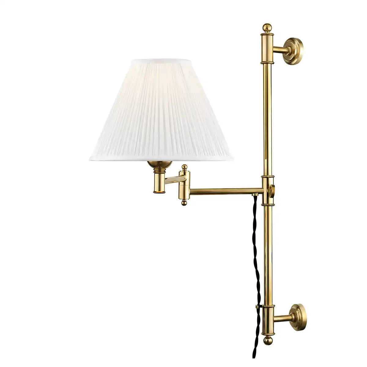 Hudson Valley Lighting, CLASSIC NO.1 PLUG-IN SCONCE, PLUG IN WALL LIGHT SCONCES