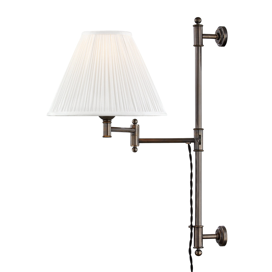 HUDSON VALLEY LIGHTING, CLASSIC NO.1 PLUG-IN SCONCE, PLUG IN WALL LIGHT SCONCES