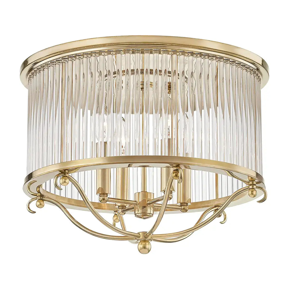 Hudson Valley Lighting, GLASS NO.1 SEMI FLUSH, SEMI FLUSH MOUNT LIGHT