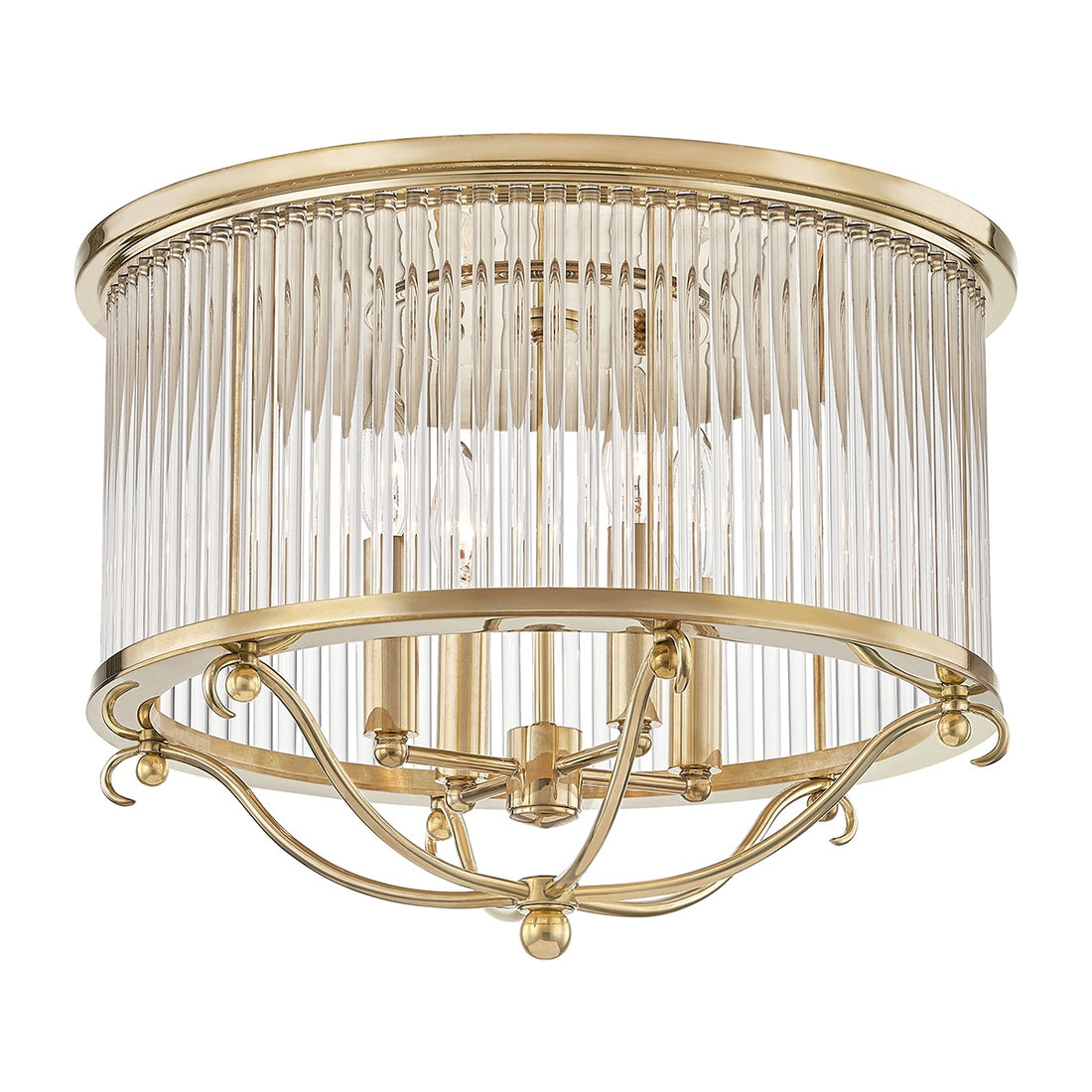 HUDSON VALLEY LIGHTING, GLASS NO.1 SEMI FLUSH, SEMI FLUSH MOUNT LIGHT