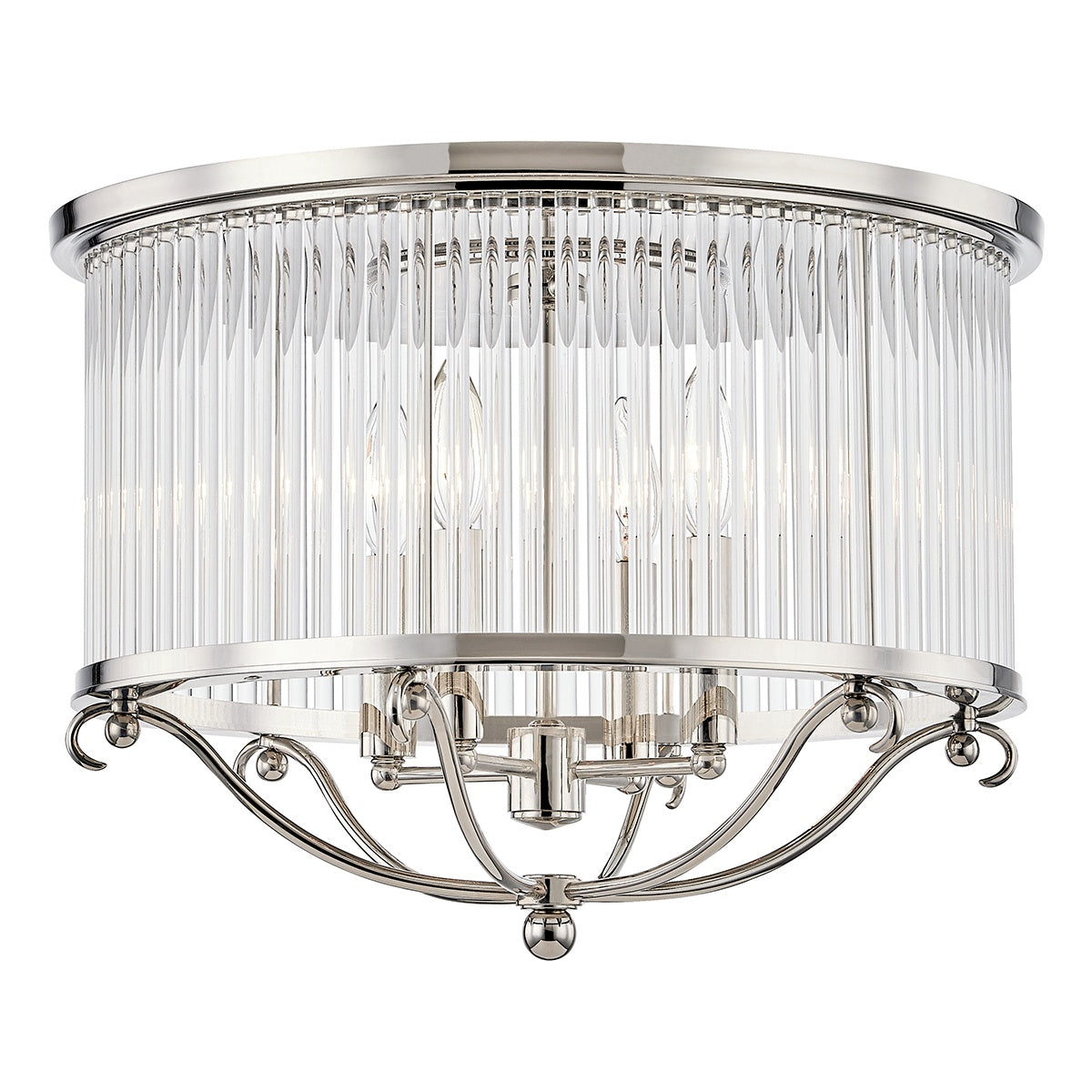 HUDSON VALLEY LIGHTING, GLASS NO.1 SEMI FLUSH, SEMI FLUSH MOUNT LIGHT