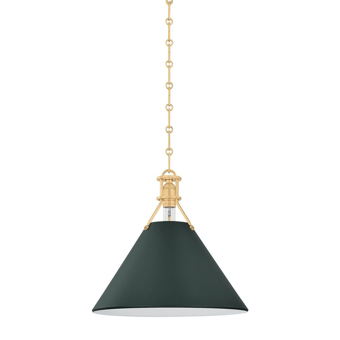 HUDSON VALLEY LIGHTING, PAINTED NO. 2 PENDANT, PENDANT LIGHT