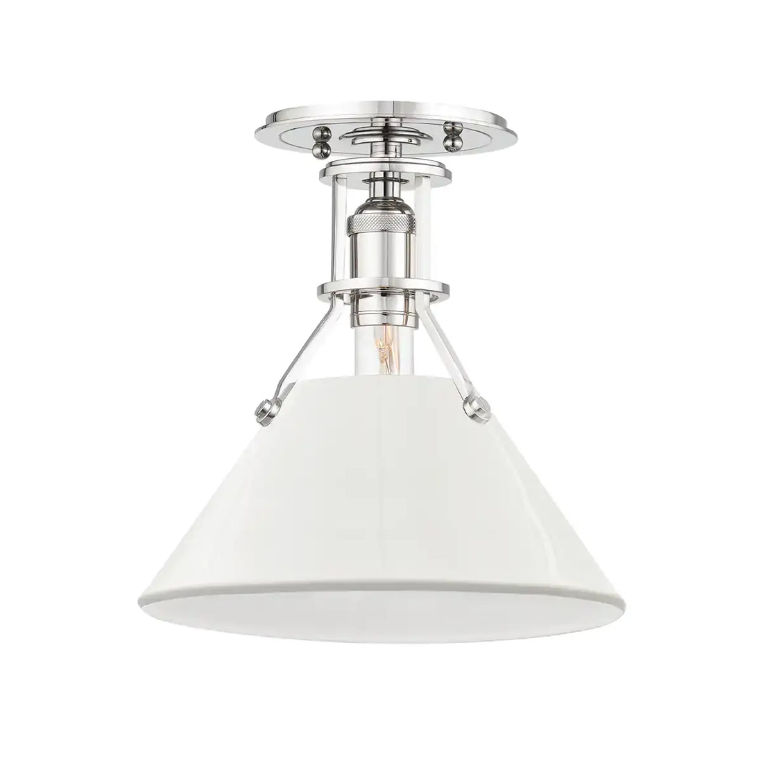 Hudson Valley Lighting, PAINTED NO.2 SEMI FLUSH, SEMI FLUSH MOUNT LIGHT