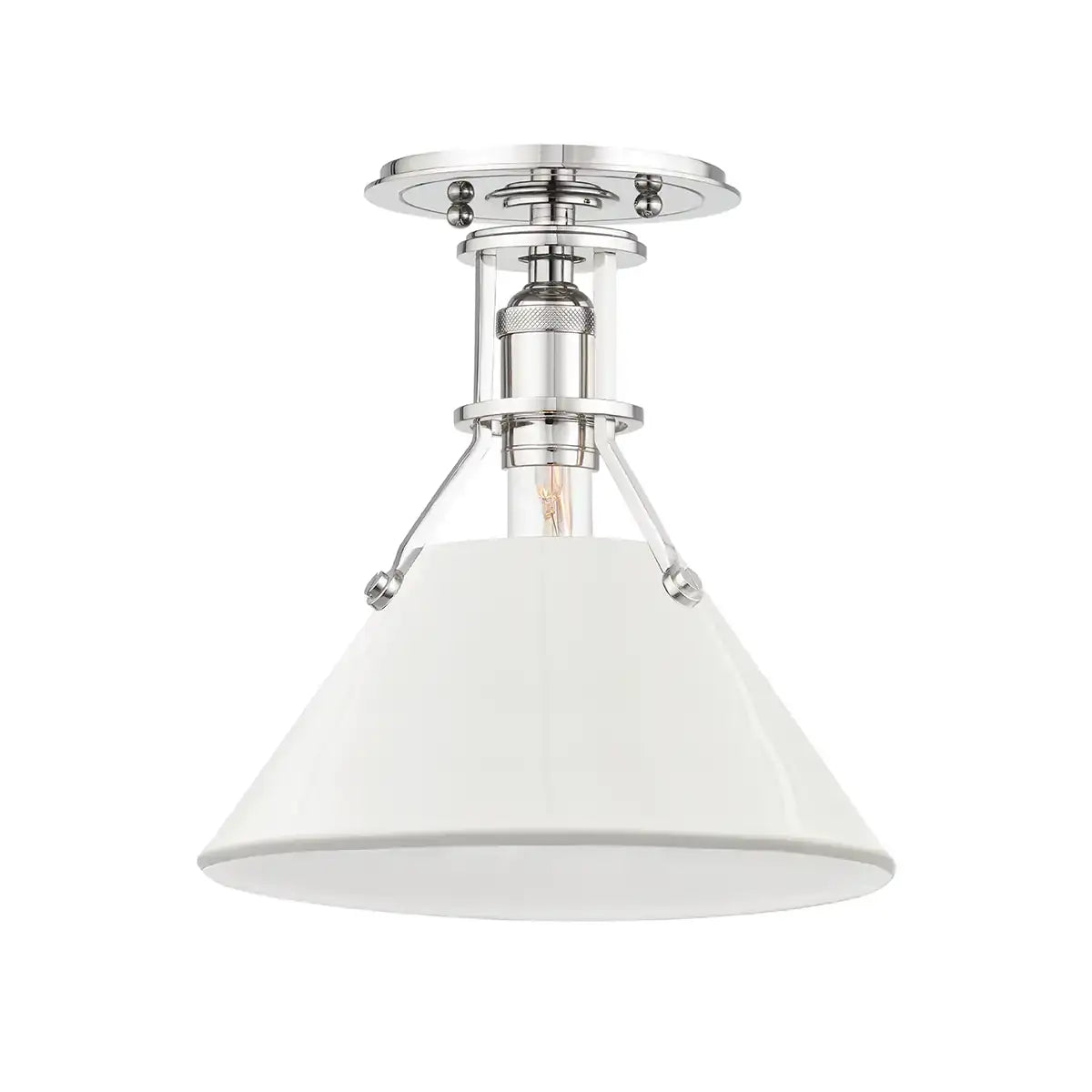 Hudson Valley Lighting, PAINTED NO.2 SEMI FLUSH, SEMI FLUSH MOUNT LIGHT