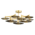 HUDSON VALLEY LIGHTING, GRISTON SEMI FLUSH, SEMI FLUSH MOUNT LIGHT