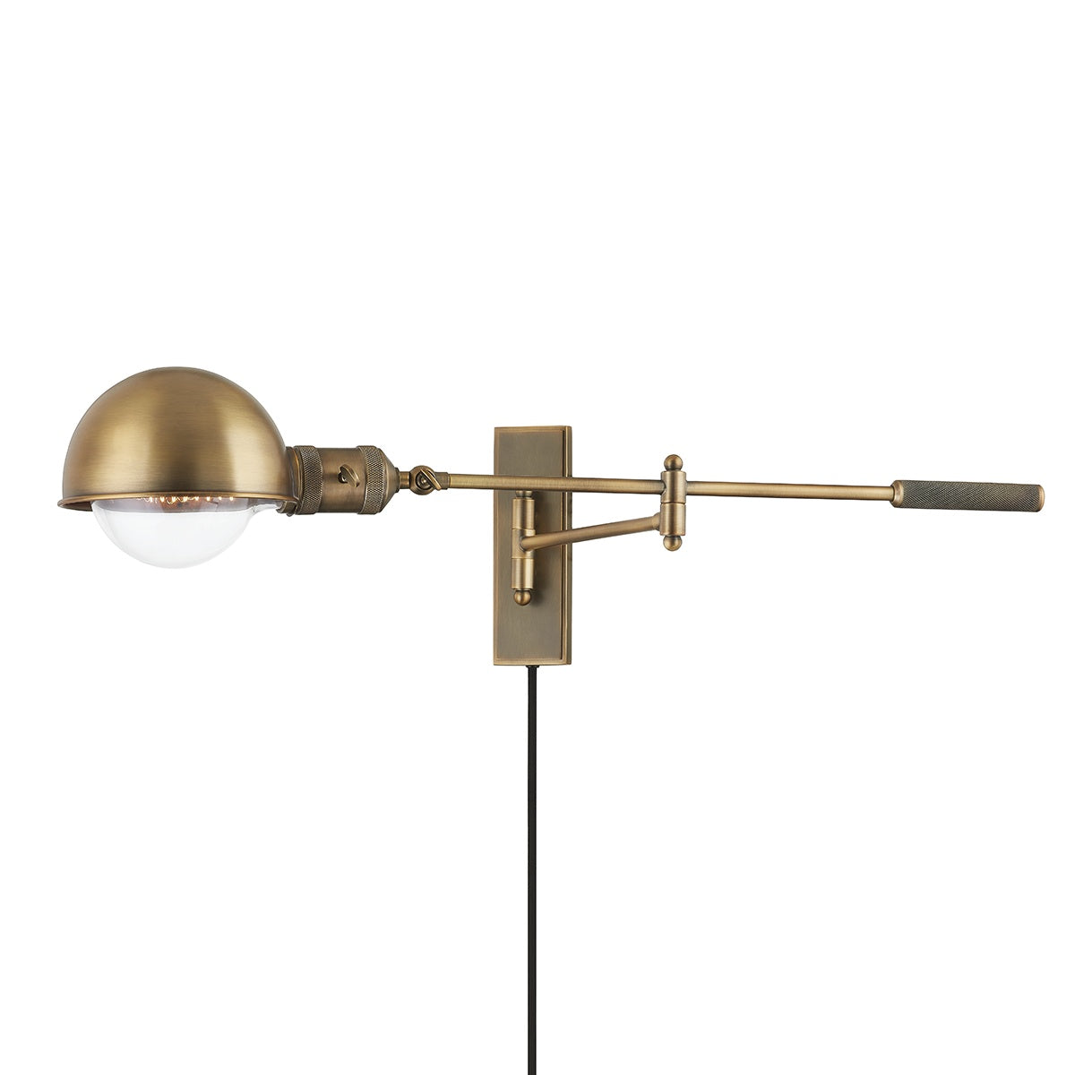 Troy Lighting, CANNON PLUG-IN SCONCE, PLUG IN WALL LIGHT SCONCES