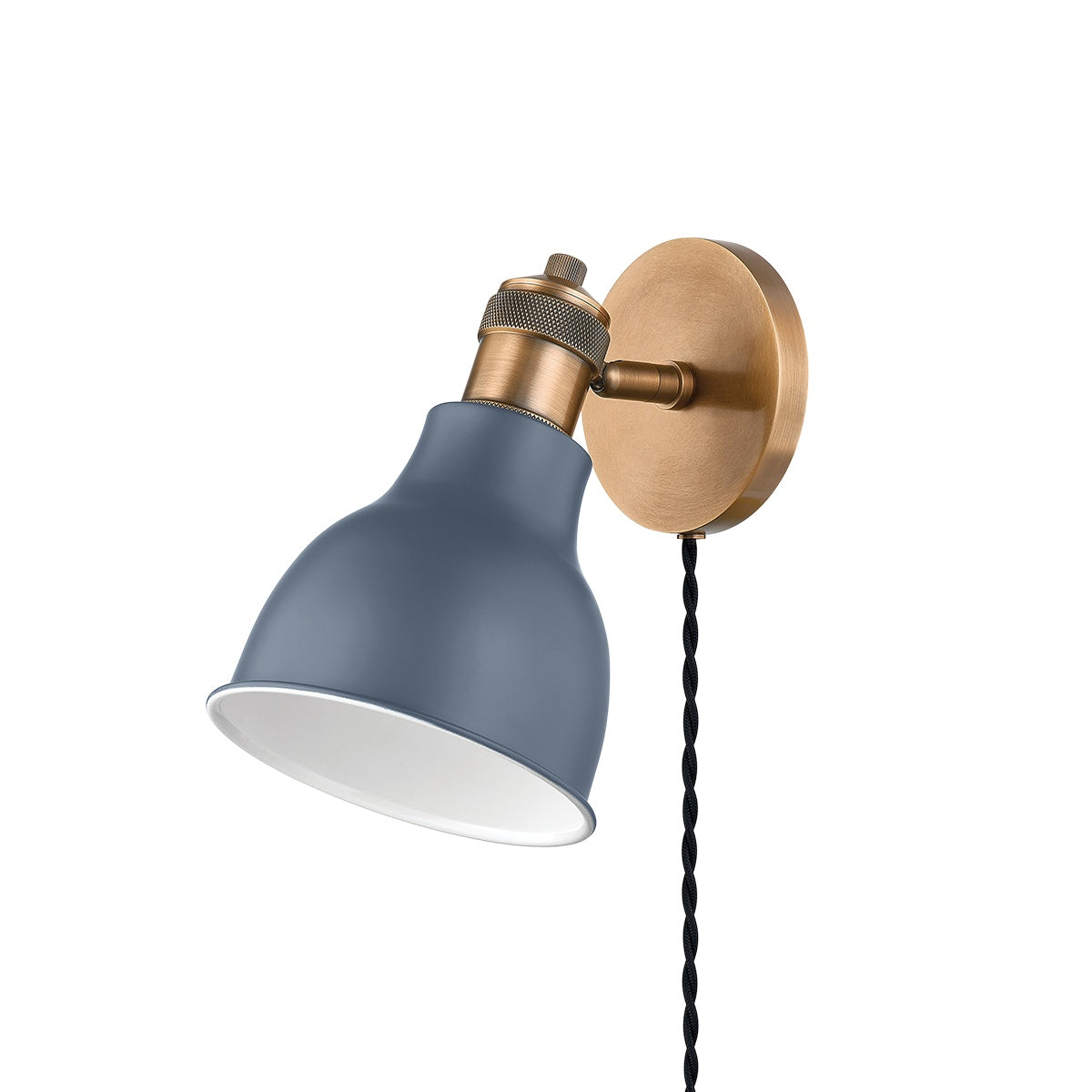 TROY LIGHTING, MAKIN PLUG-IN SCONCE, PLUG IN WALL LIGHT SCONCES