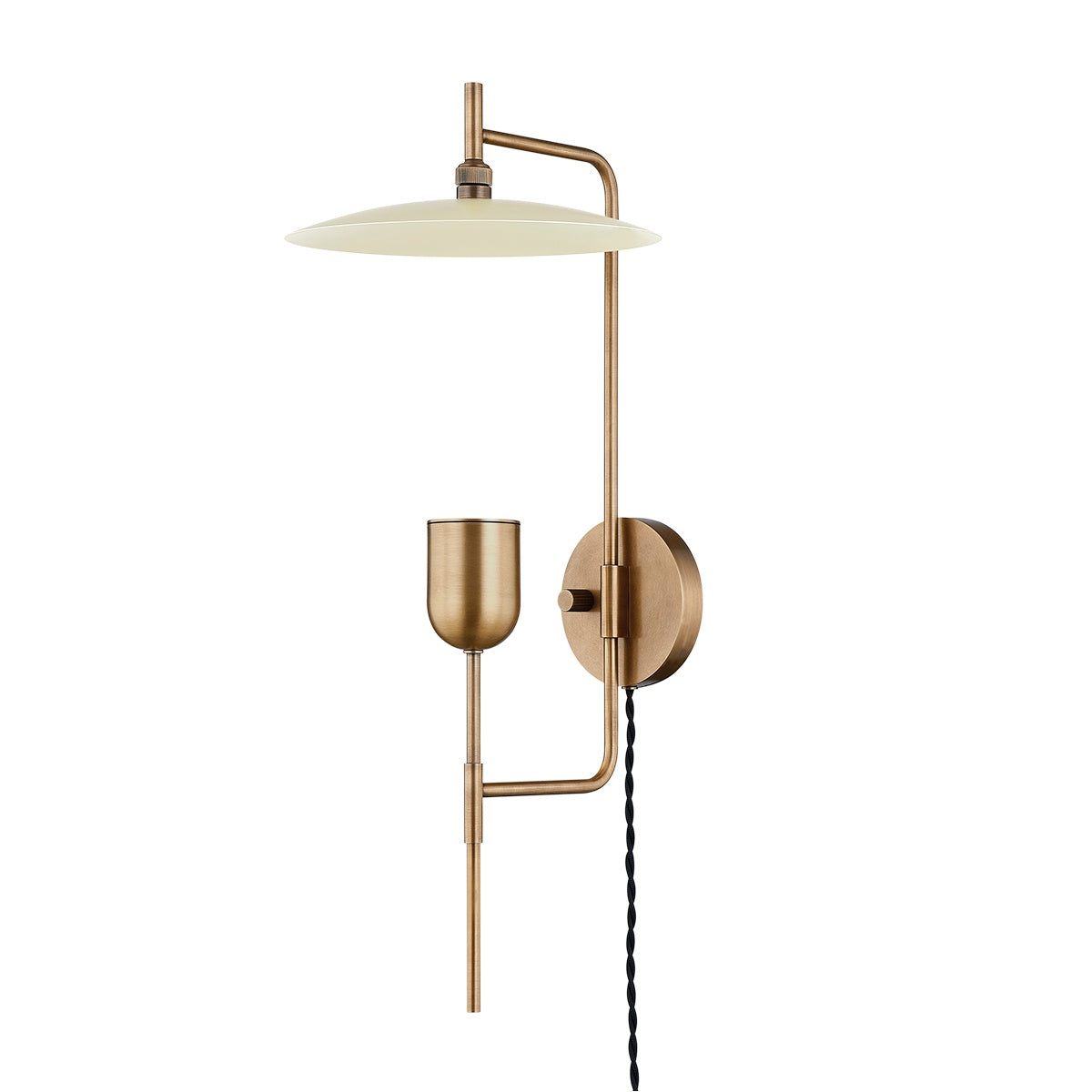 TROY LIGHTING, MANTI PLUG-IN SCONCE, PLUG IN WALL LIGHT SCONCES