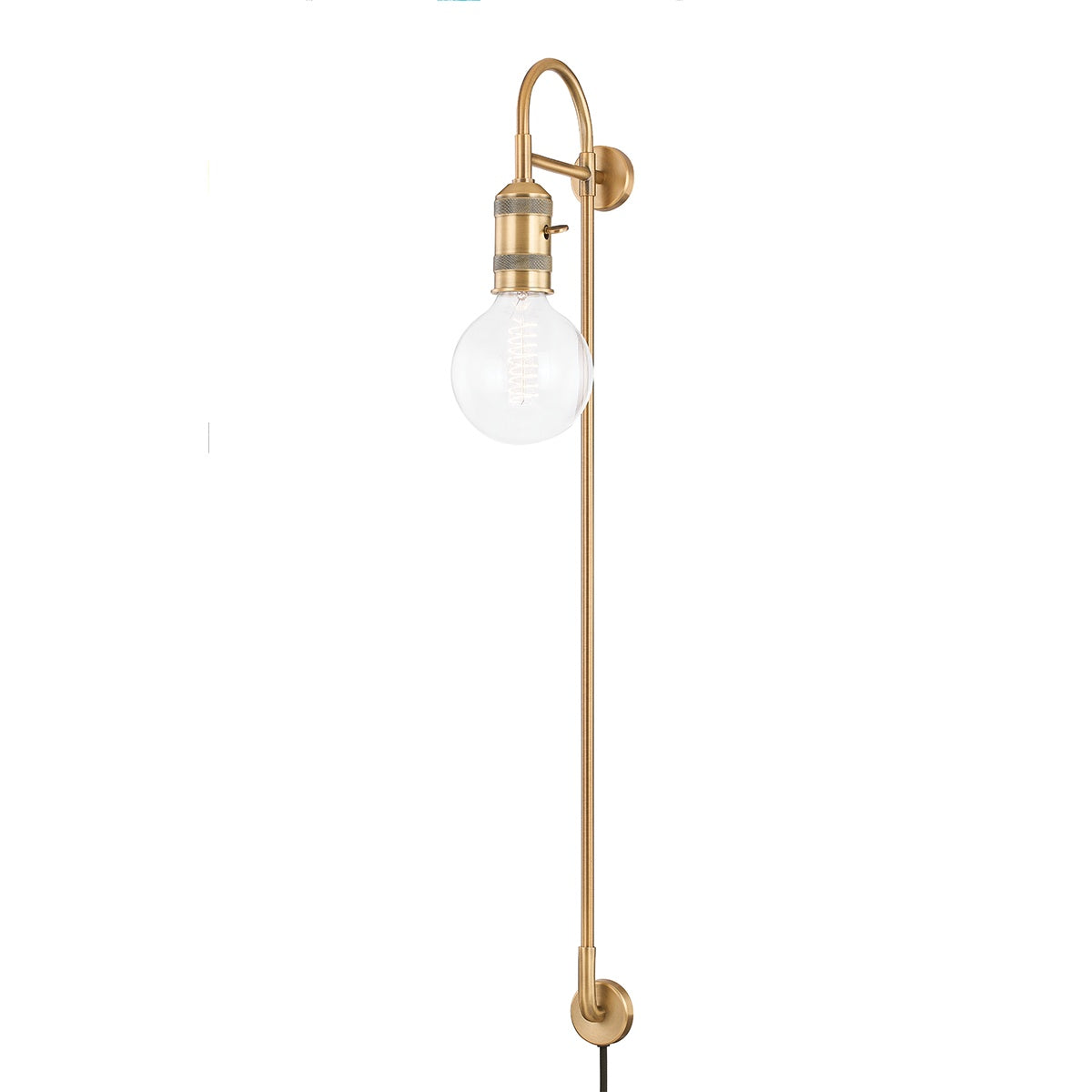 Troy Lighting, DEAN PLUG-IN SCONCE, PLUG IN WALL LIGHT SCONCES