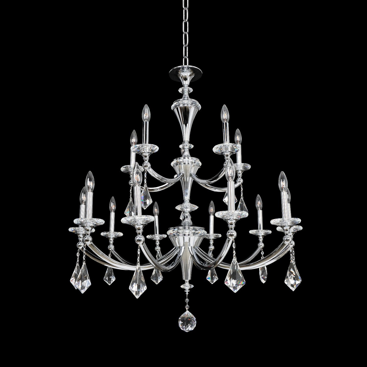 ALLEGRI, FLORIDIA LIGHT 2 TIER CHANDELIER, CHANDELIER LIGHT