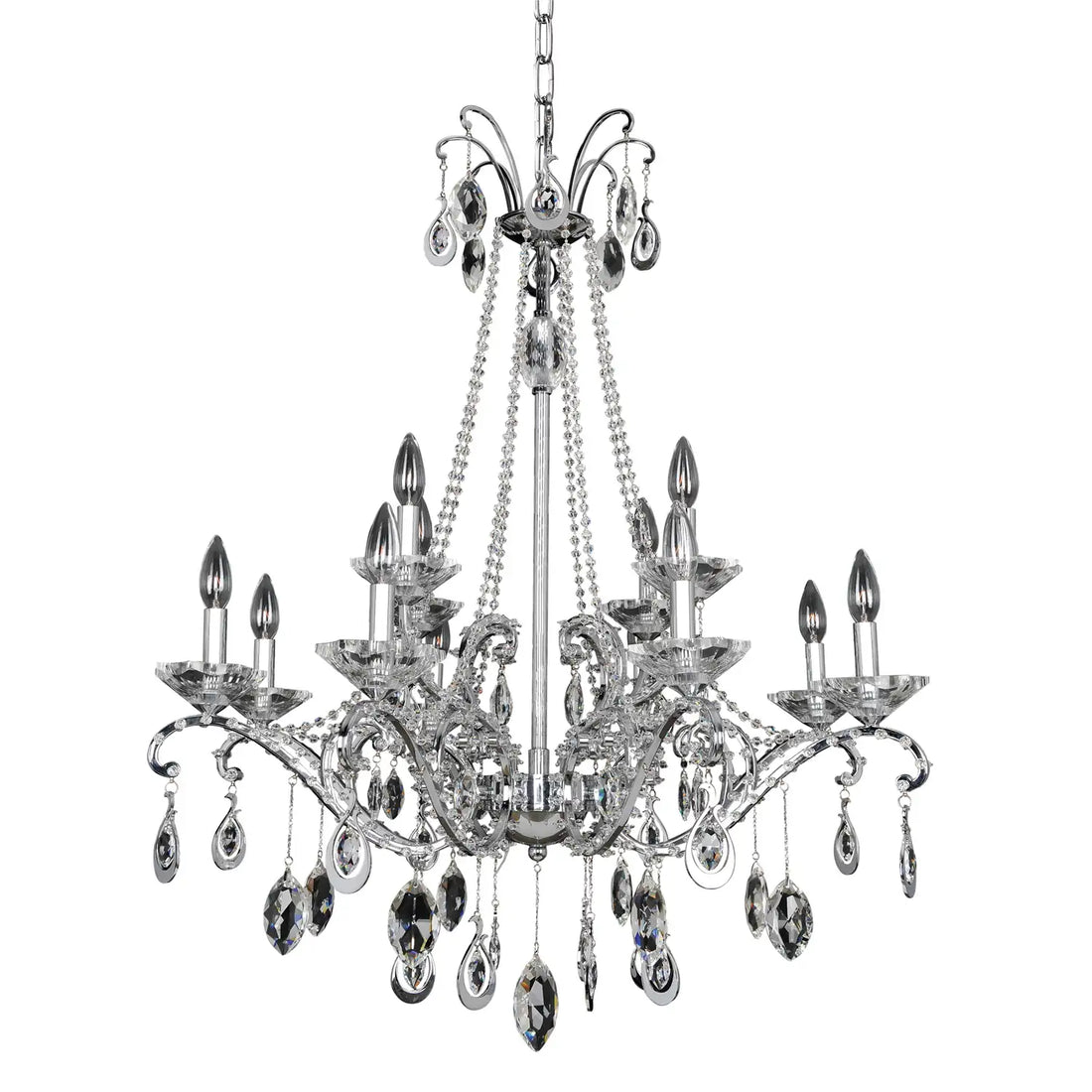 ALLEGRI, TORRELI TIERED CHANDELIER, CHANDELIER LIGHT