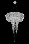 ALLEGRI, CASCATA CONVERTIBLE PENDANT - FLUSH MOUNT, PENDANT LIGHT