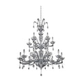 ALLEGRI, COSIMO CHANDELIER, CHANDELIER LIGHT
