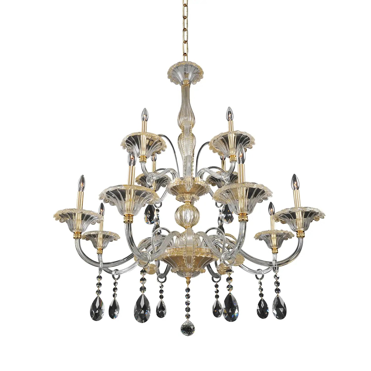 ALLEGRI, LA ROSA CHANDELIER, CHANDELIER LIGHT