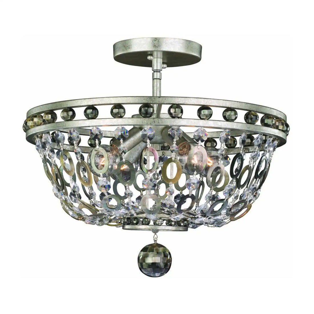 ALLEGRI, LUCIA SEMI-FLUSH MOUNT, SEMI FLUSH MOUNT LIGHT