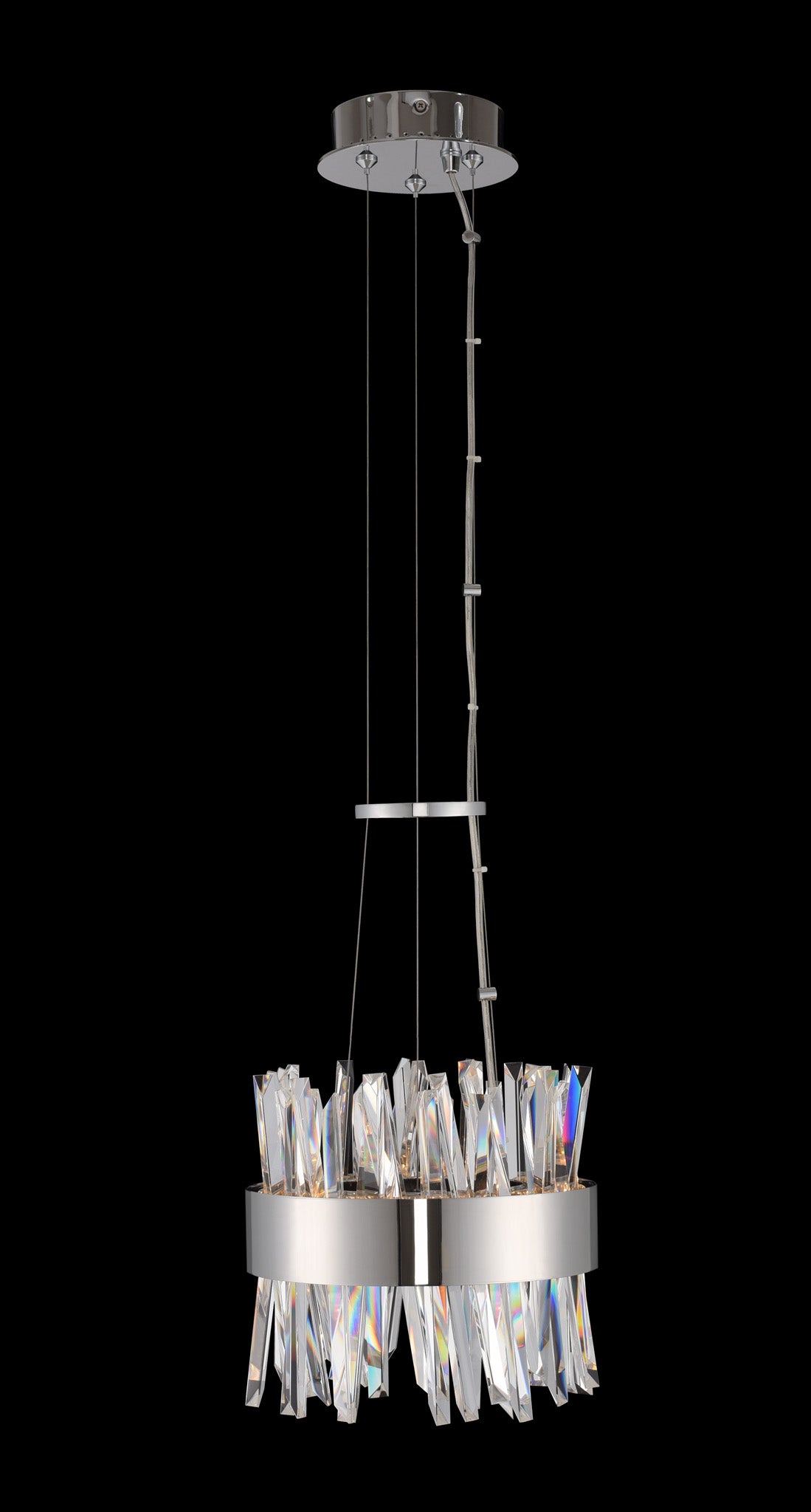 ALLEGRI, GLACIER LED PENDANT, PENDANT LIGHT