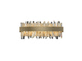 ALLEGRI, GLACIER LED ADA BATH, VANITY LIGHT