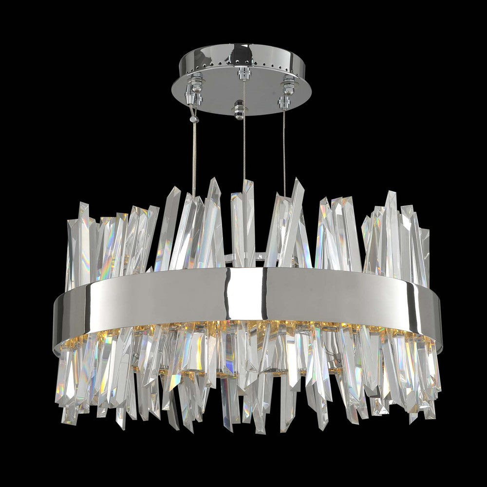 ALLEGRI, GLACIER LED PENDANT, PENDANT LIGHT