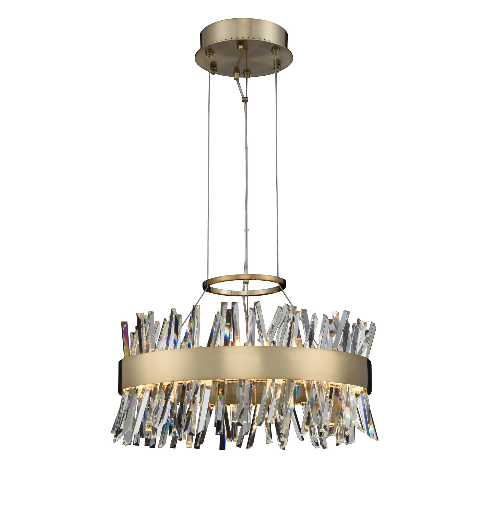 ALLEGRI, GLACIER LED PENDANT, PENDANT LIGHT
