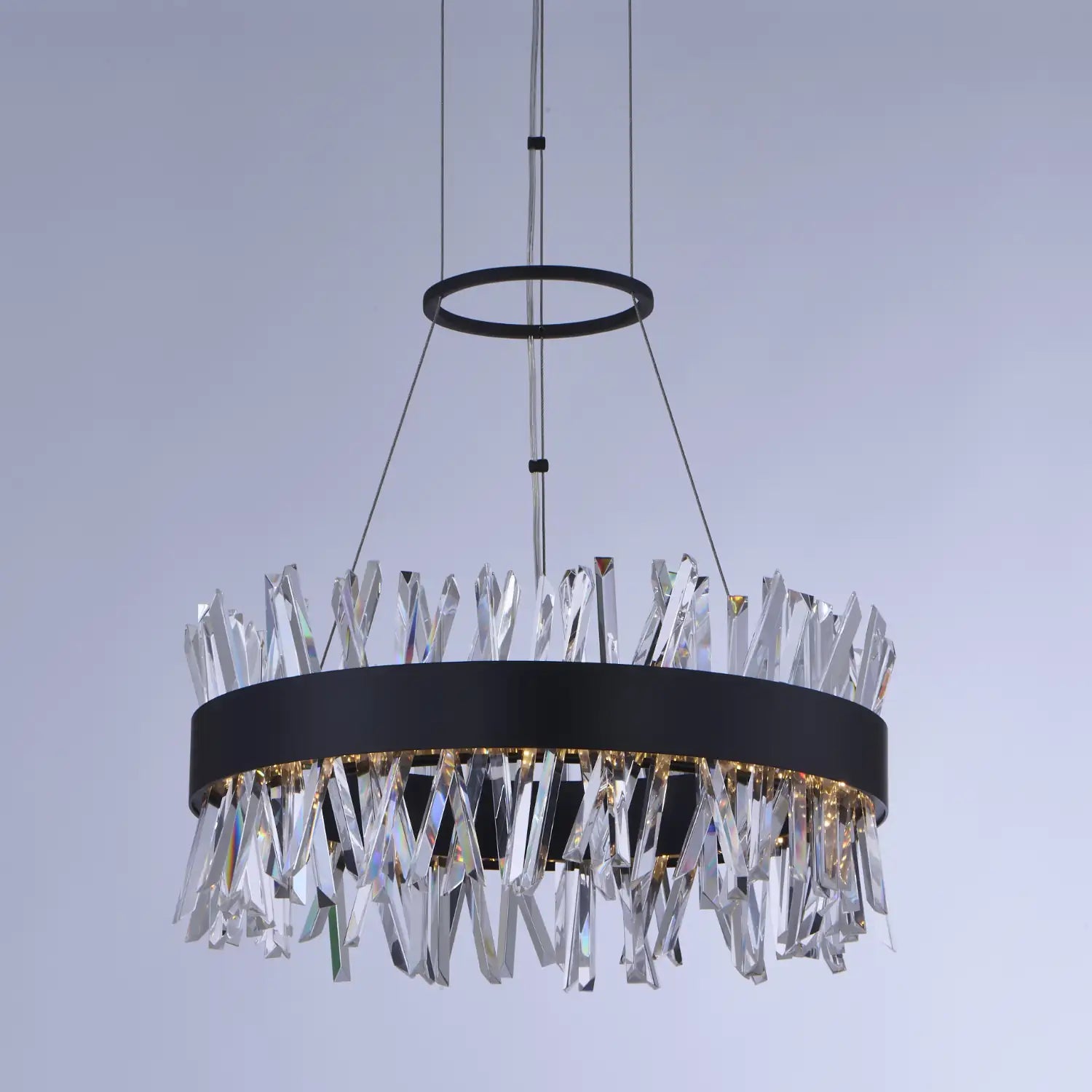 ALLEGRI, GLACIER LED PENDANT, PENDANT LIGHT