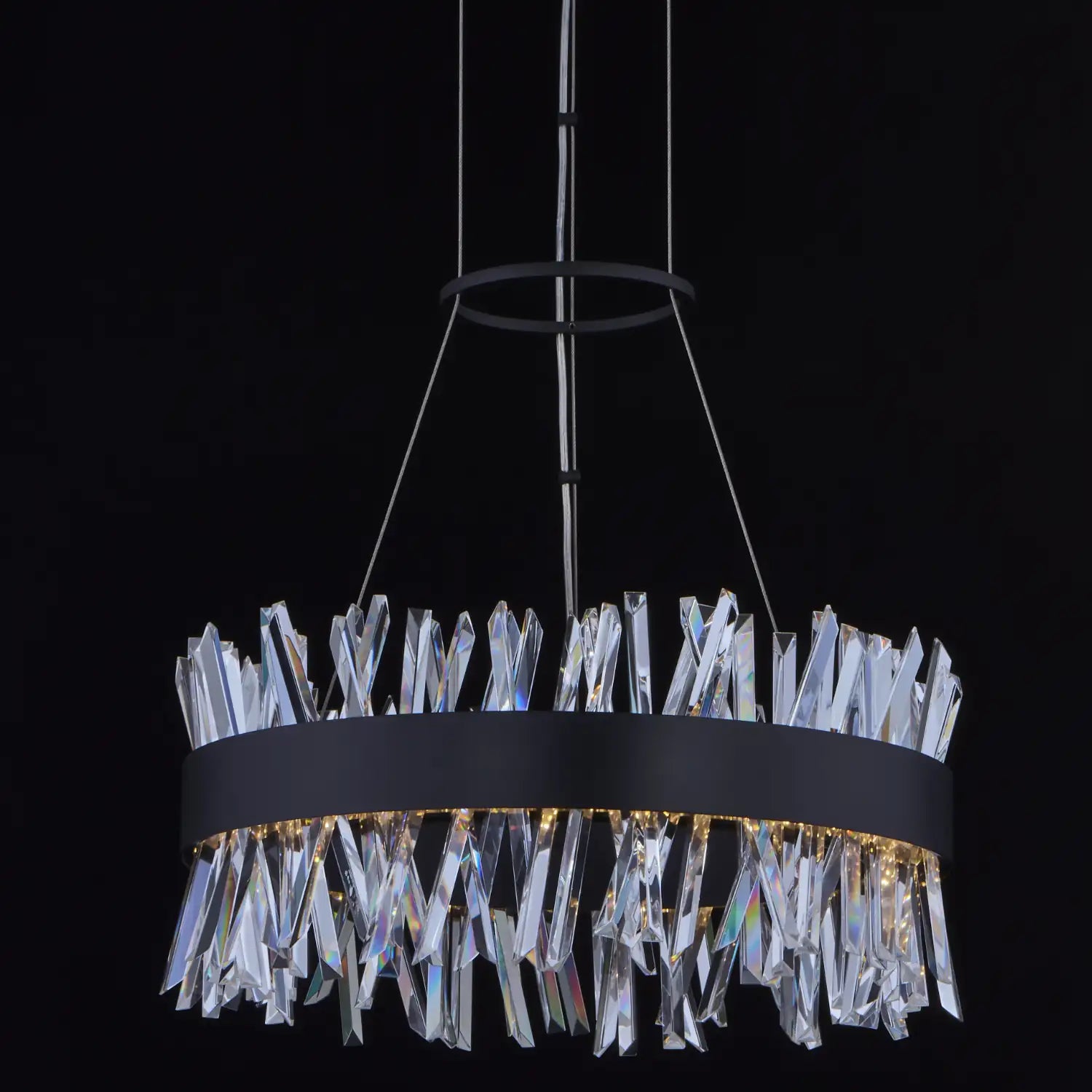 ALLEGRI, GLACIER LED PENDANT, PENDANT LIGHT