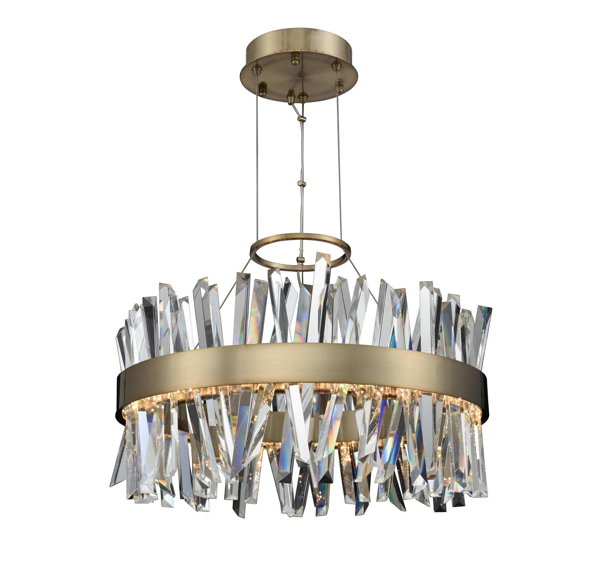 ALLEGRI, GLACIER LED PENDANT, PENDANT LIGHT
