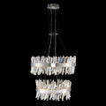 ALLEGRI, GLACIER 25 + 2 TIER LED PENDANT, PENDANT LIGHT