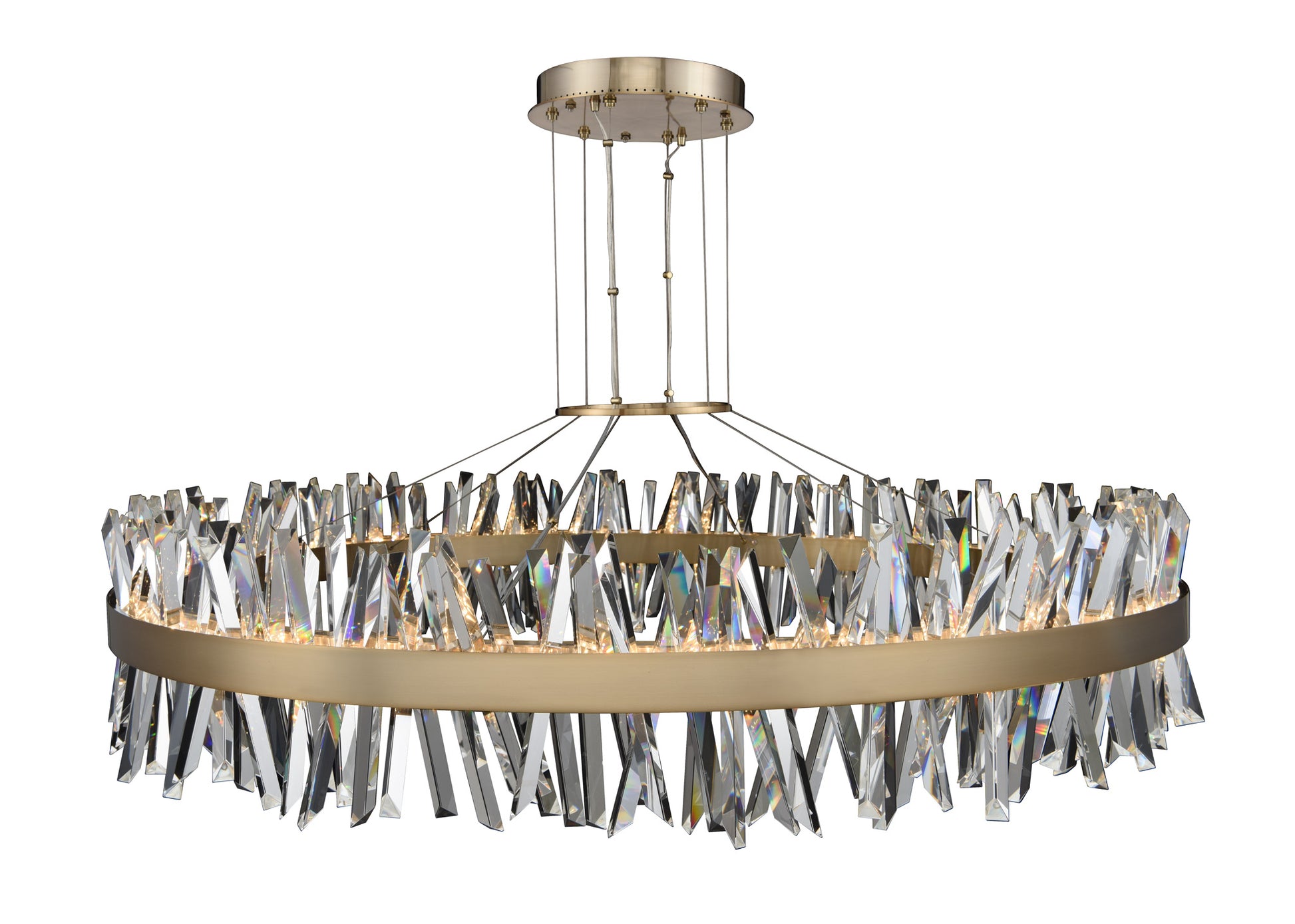 ALLEGRI, GLACIER LED PENDANT, PENDANT LIGHT