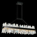 ALLEGRI, GLACIER LED ISLAND, PENDANT LIGHT
