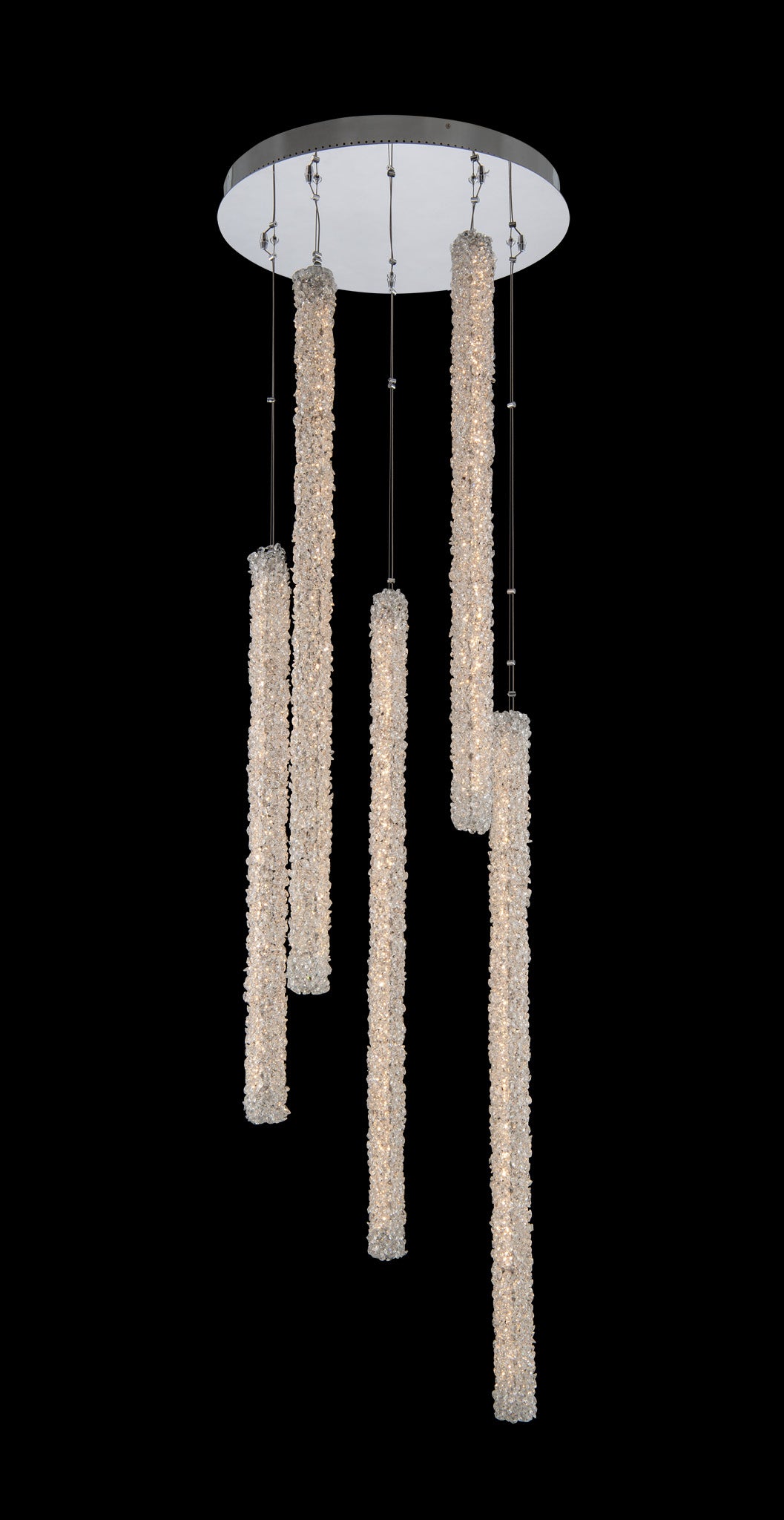 ALLEGRI, LINA 5 COLUMN LED FOYER | 035557-010-FR001, PENDANT LIGHT