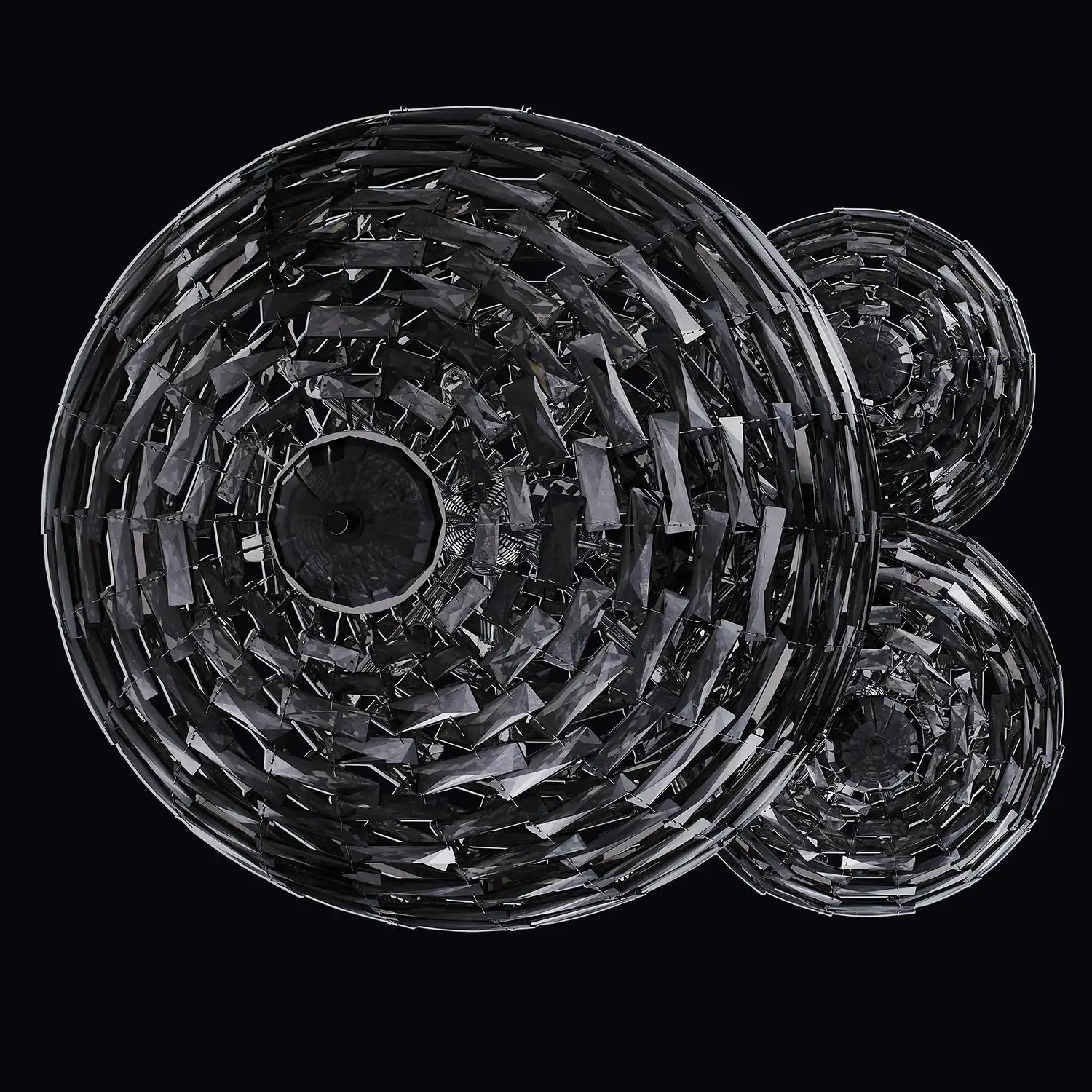 ALLEGRI, ALTA 3 ORB PENDANT, PENDANT LIGHT