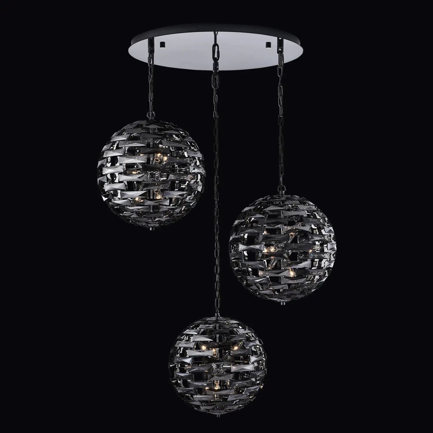 ALLEGRI, ALTA 3 ORB PENDANT, PENDANT LIGHT