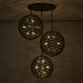 ALLEGRI, ALTA 3 ORB PENDANT, PENDANT LIGHT
