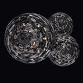 ALLEGRI, ALTA 3 ORB PENDANT, PENDANT LIGHT