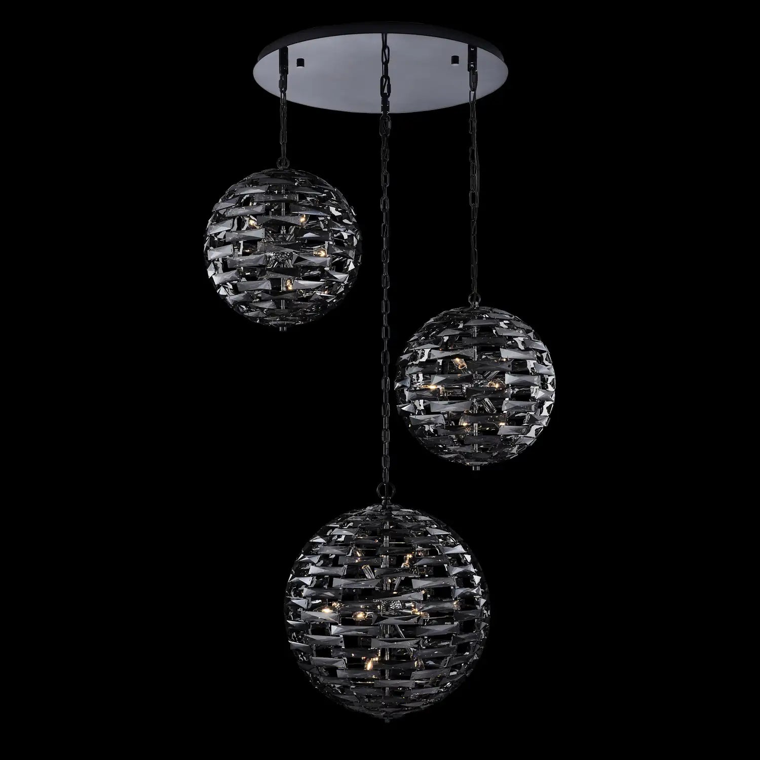 ALLEGRI, ALTA 3 ORB PENDANT, PENDANT LIGHT