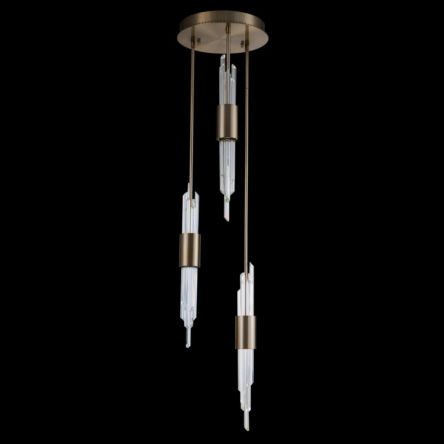 ALLEGRI, LUCCA MULTI DROP FOYER, PENDANT LIGHT