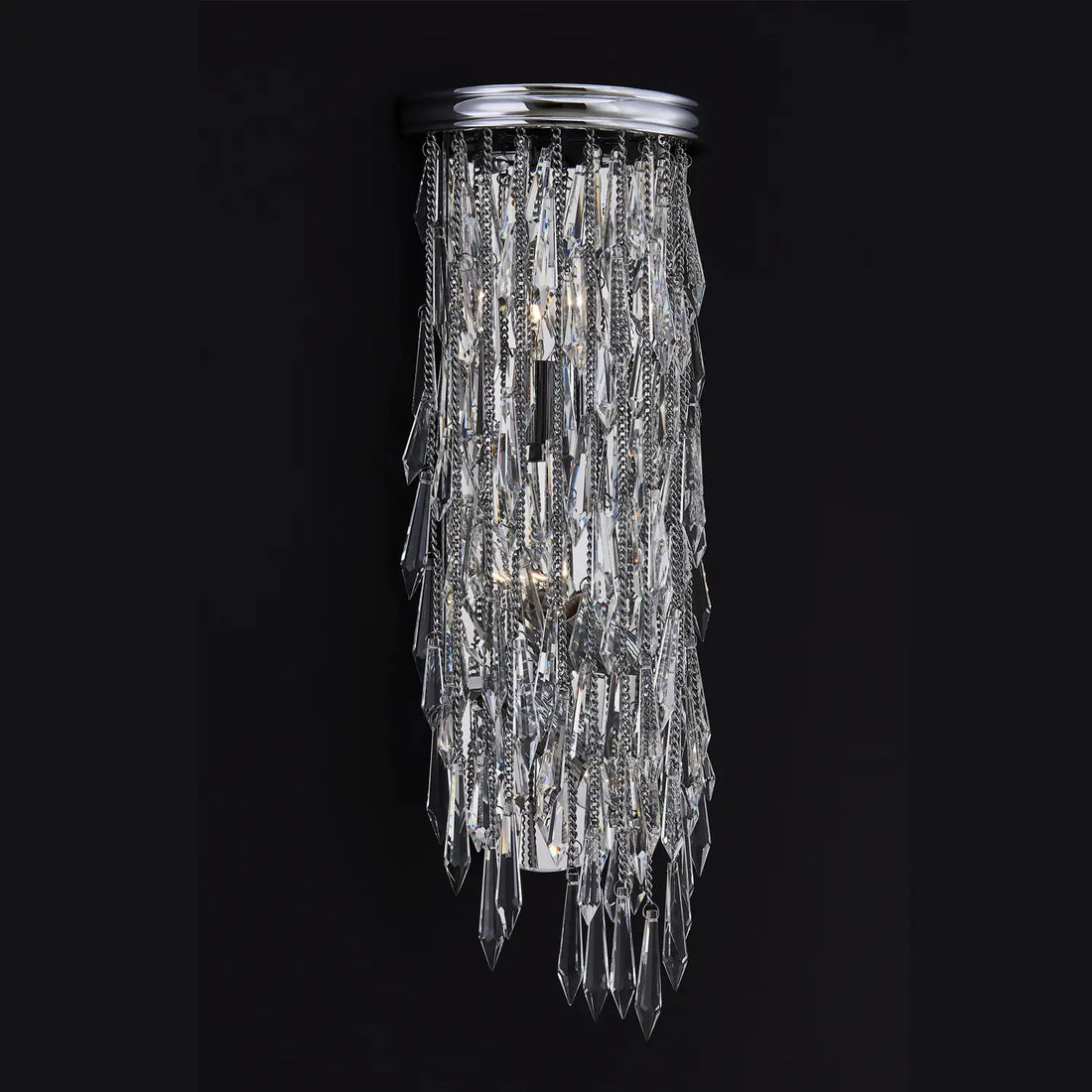 ALLEGRI, FRANGIA CHROME WALL SCONCE, WALL SCONCES
