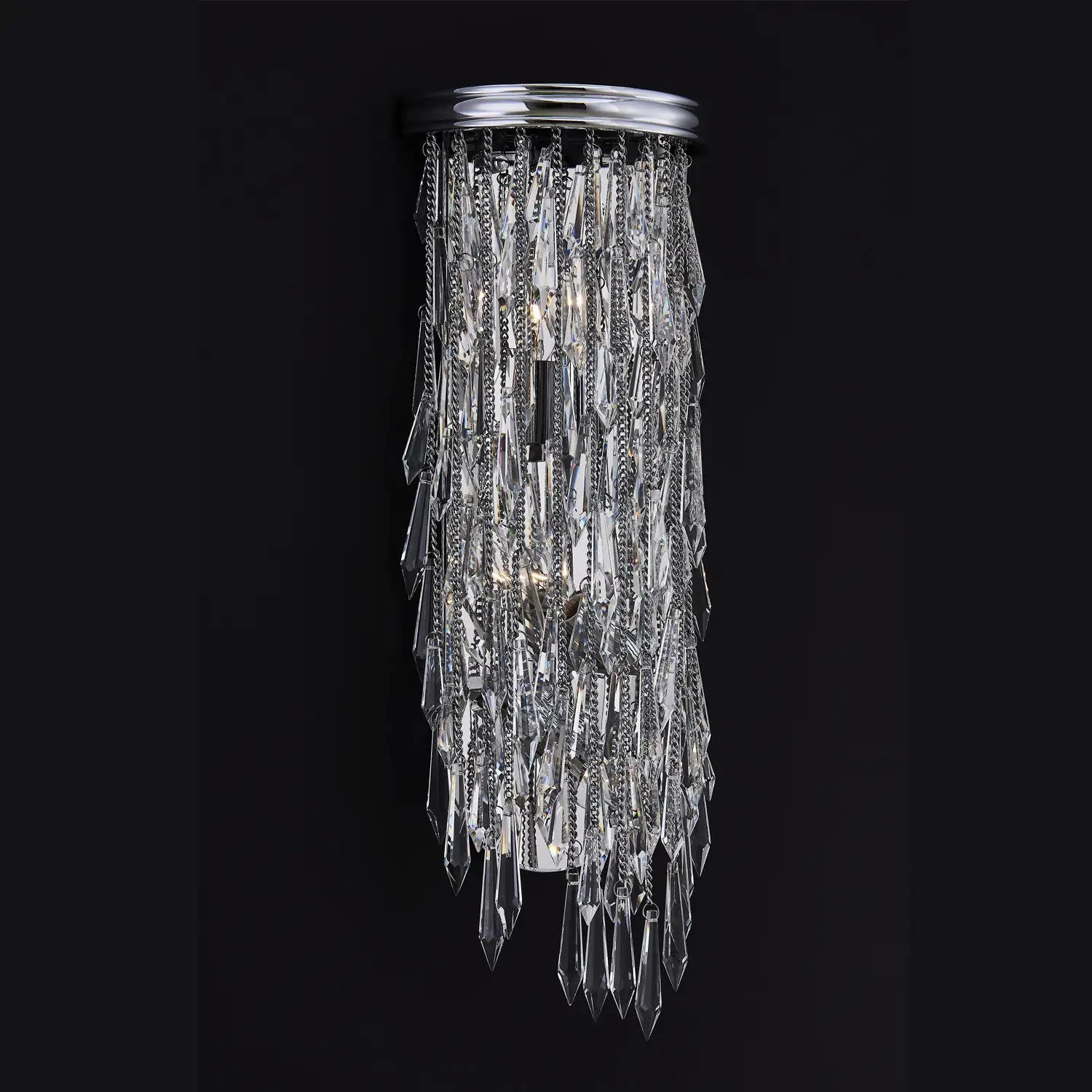 ALLEGRI, FRANGIA CHROME WALL SCONCE, WALL SCONCES