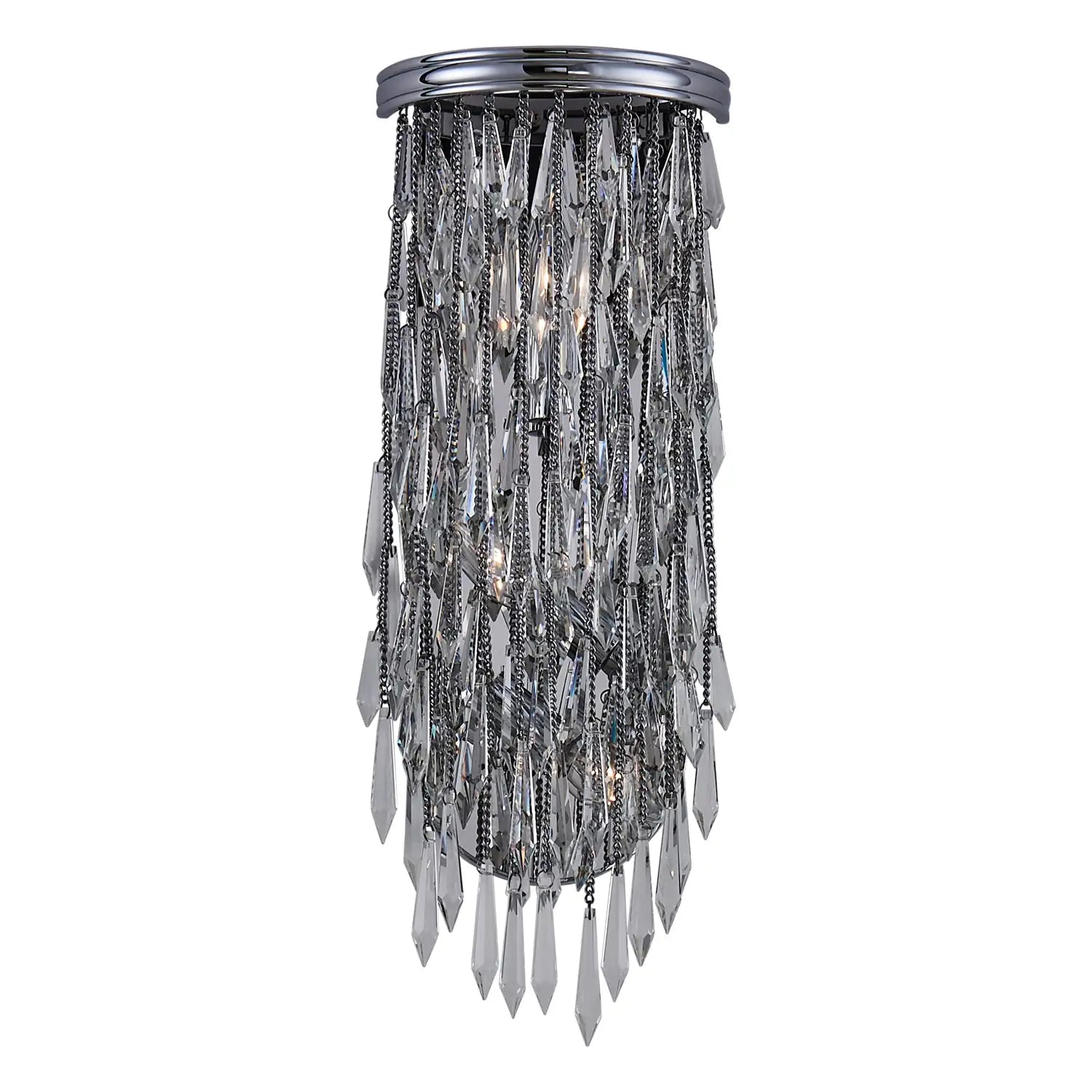 ALLEGRI, FRANGIA CHROME WALL SCONCE, WALL SCONCES